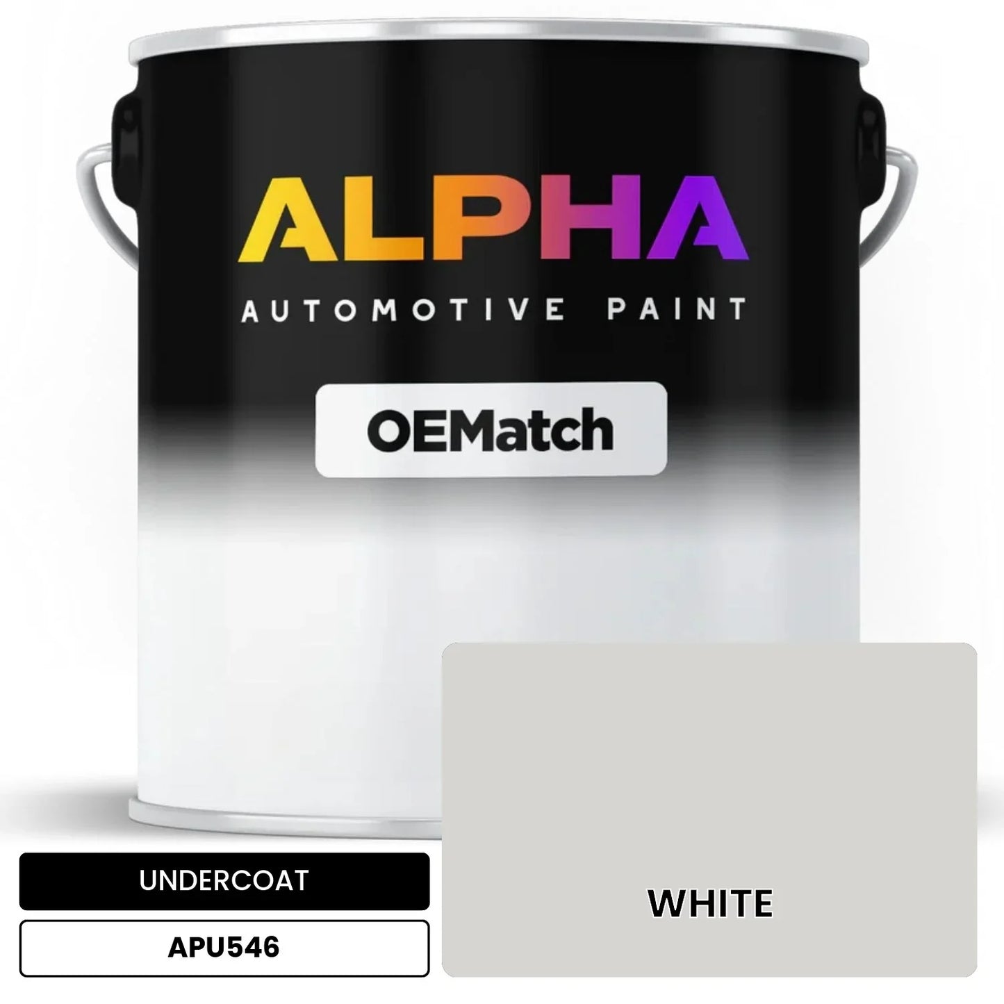 APAPU546 WHITE OEMatch Automotive Undercoat