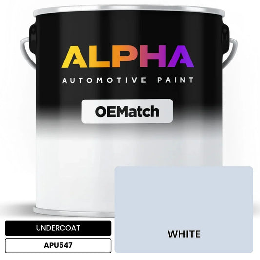APAPU547 WHITE OEMatch Automotive Undercoat