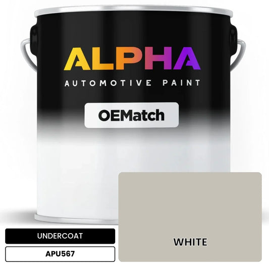 APAPU567 WHITE OEMatch Automotive Undercoat
