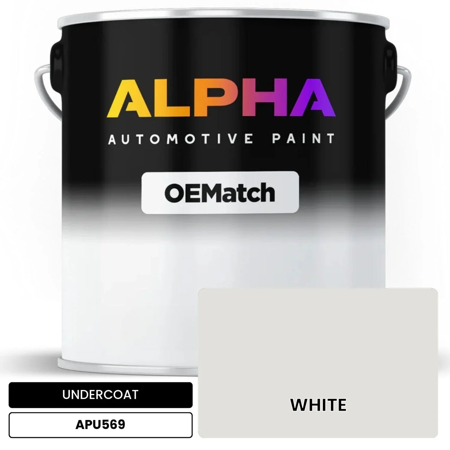 APAPU569 WHITE OEMatch Automotive Undercoat