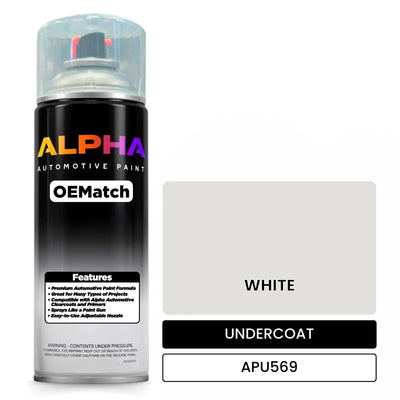 APU569 WHITE | OEMatch Automotive Spraycan Undercoat