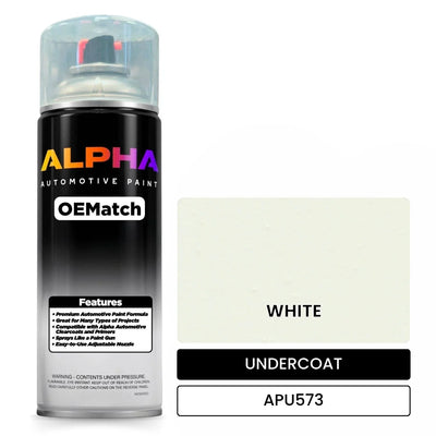APU573 WHITE | OEMatch Automotive Spraycan Undercoat