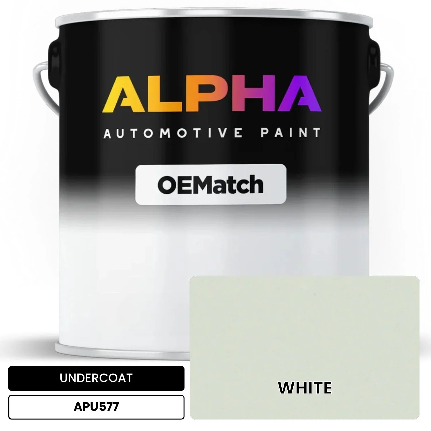 APAPU577 WHITE OEMatch Automotive Undercoat