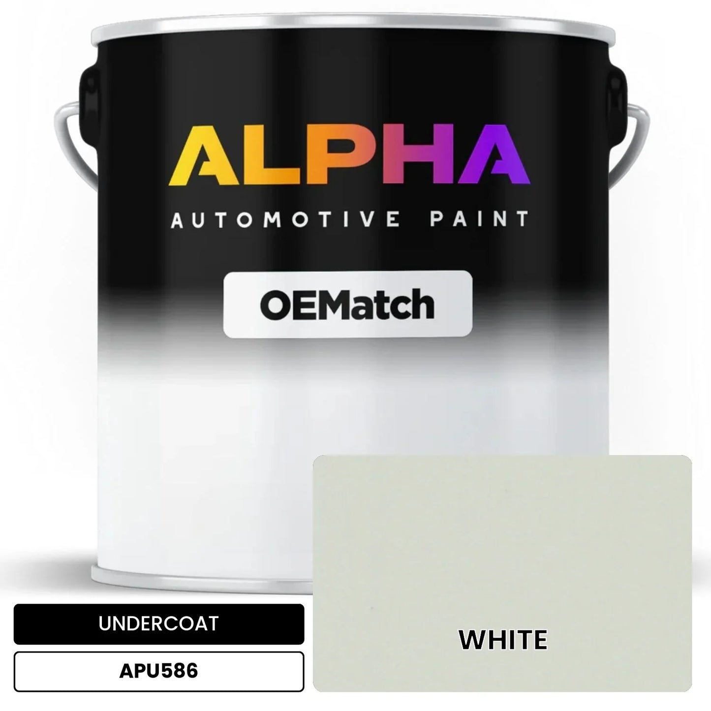 APAPU586 WHITE OEMatch Automotive Undercoat