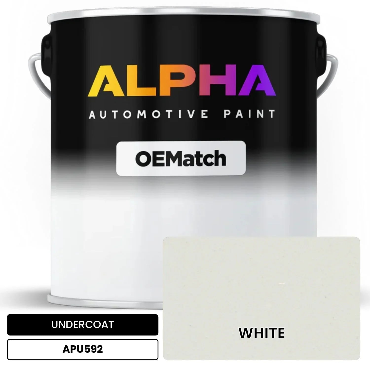 APAPU592 WHITE OEMatch Automotive Undercoat