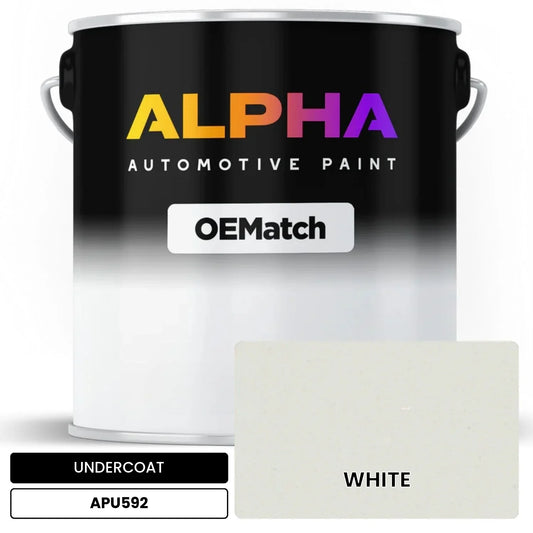 APAPU592 WHITE OEMatch Automotive Undercoat