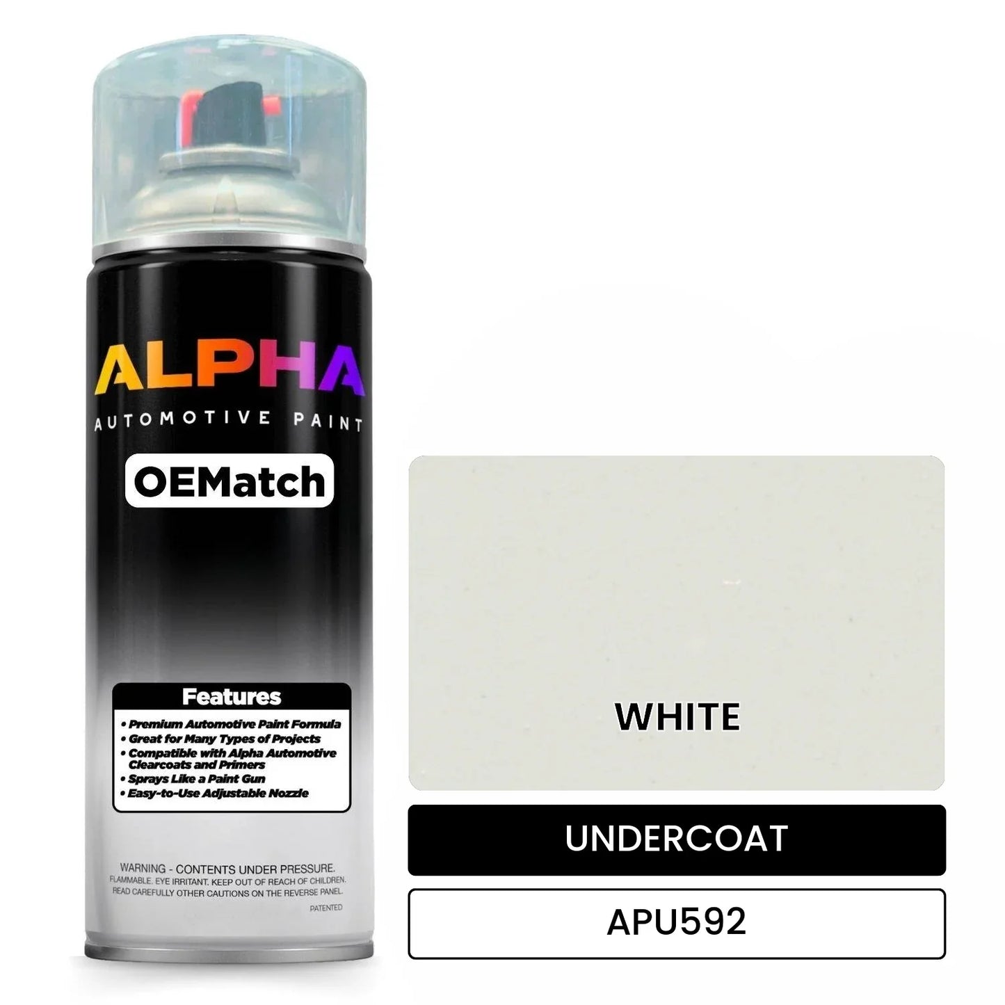APAPU592 WHITE OEMatch Spraycan Undercoat