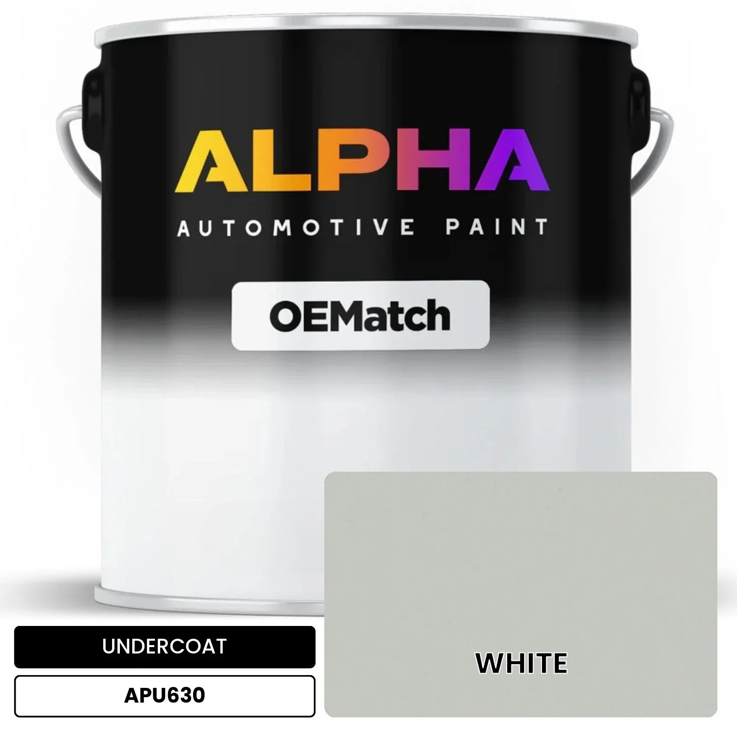 APAPU630 WHITE OEMatch Automotive Undercoat