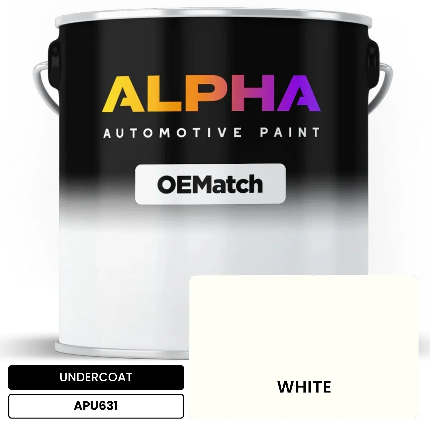 APAPU631 WHITE OEMatch Automotive Undercoat