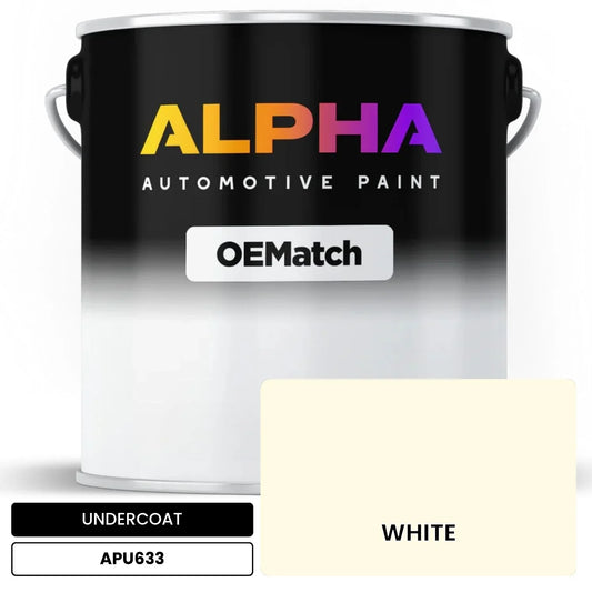 APAPU633 WHITE OEMatch Automotive Undercoat
