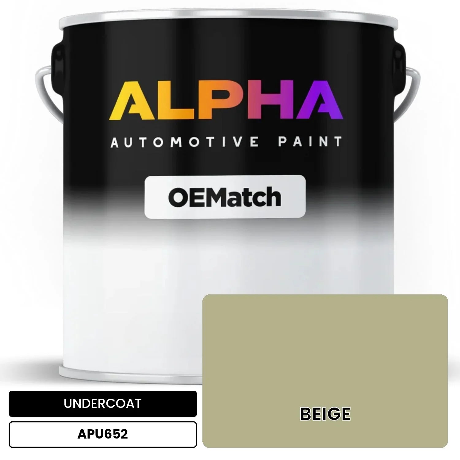 APAPU652 BEIGE OEMatch Automotive Undercoat