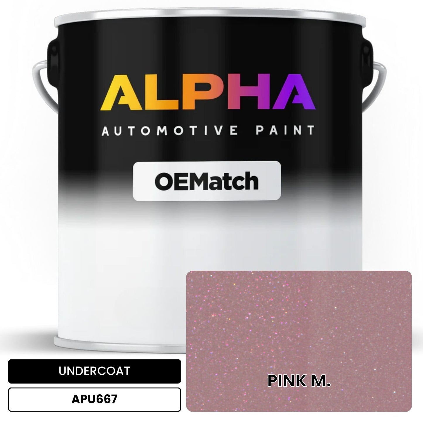 APAPU667 PINK M. OEMatch Automotive Undercoat