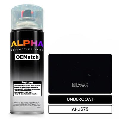 APU679 BLACK | OEMatch Automotive Spraycan Undercoat