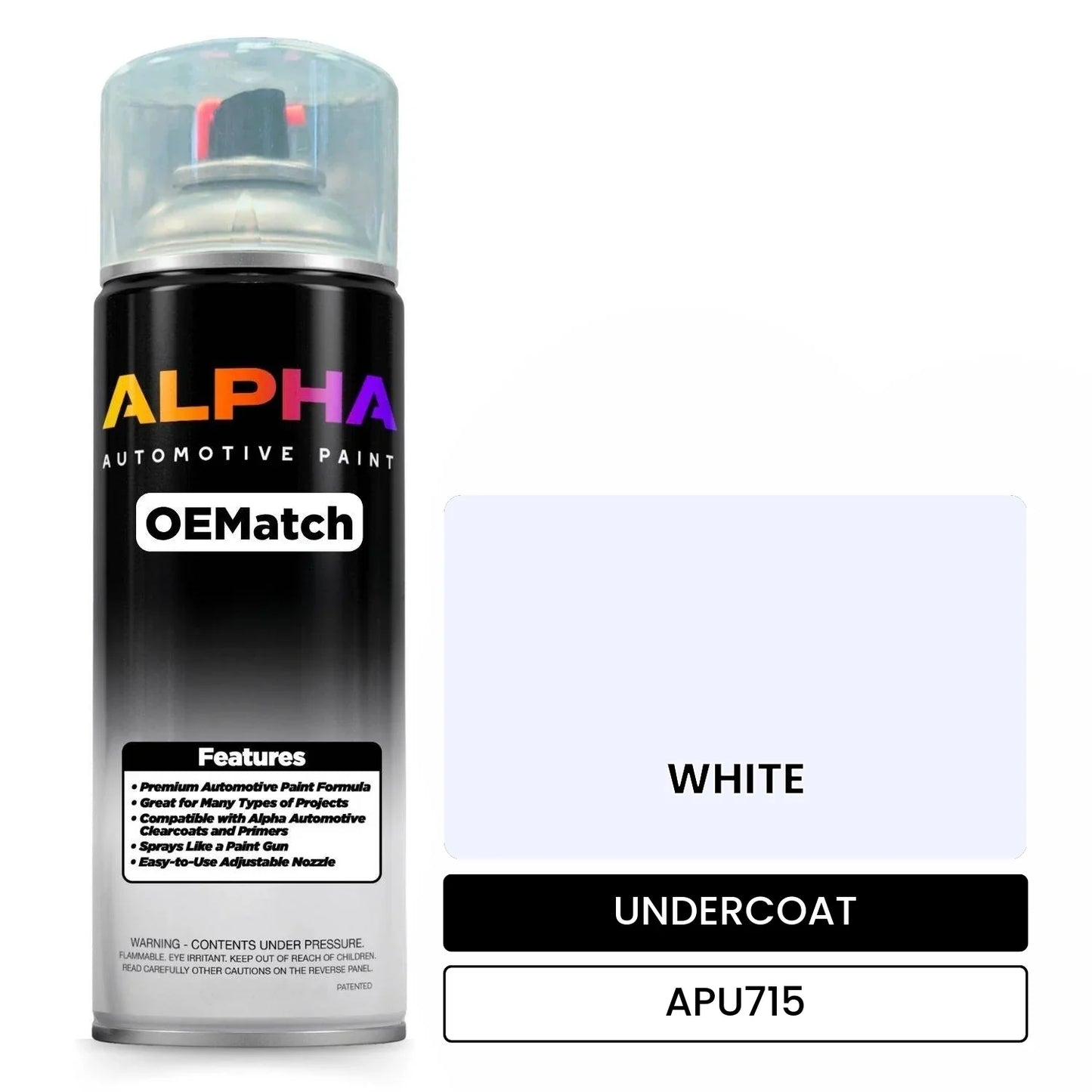 APAPU715 WHITE OEMatch Spraycan Undercoat