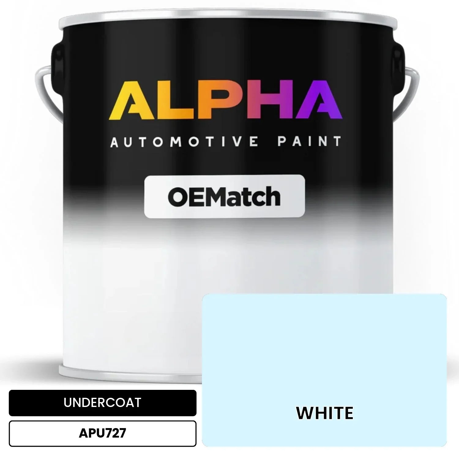 APAPU727 WHITE OEMatch Automotive Undercoat