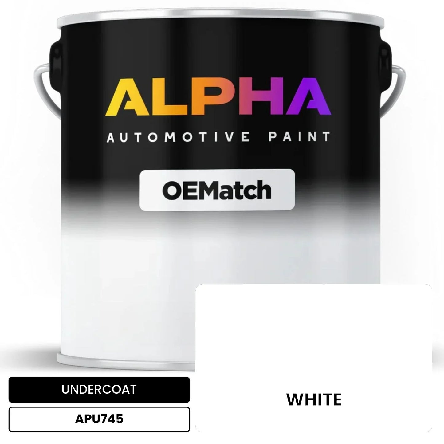APAPU745 WHITE OEMatch Automotive Undercoat