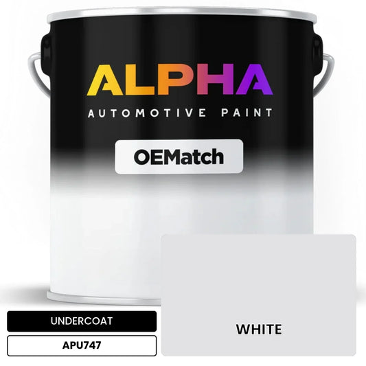 APAPU747 WHITE OEMatch Automotive Undercoat