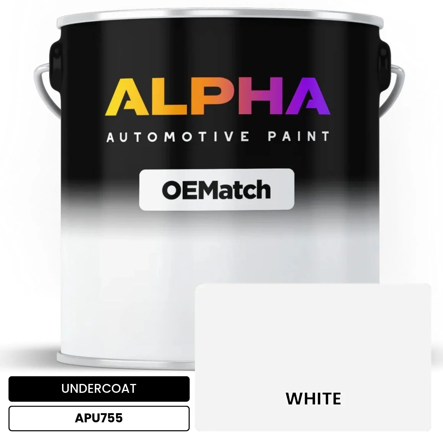 APAPU755 WHITE OEMatch Automotive Undercoat