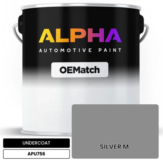 APAPU756 SILVER M. OEMatch Automotive Undercoat