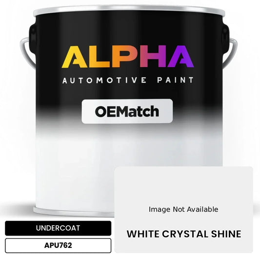APAPU762 WHITE CRYSTAL SHINE OEMatch Automotive Undercoat