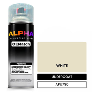 APU790 WHITE | OEMatch Automotive Spraycan Undercoat