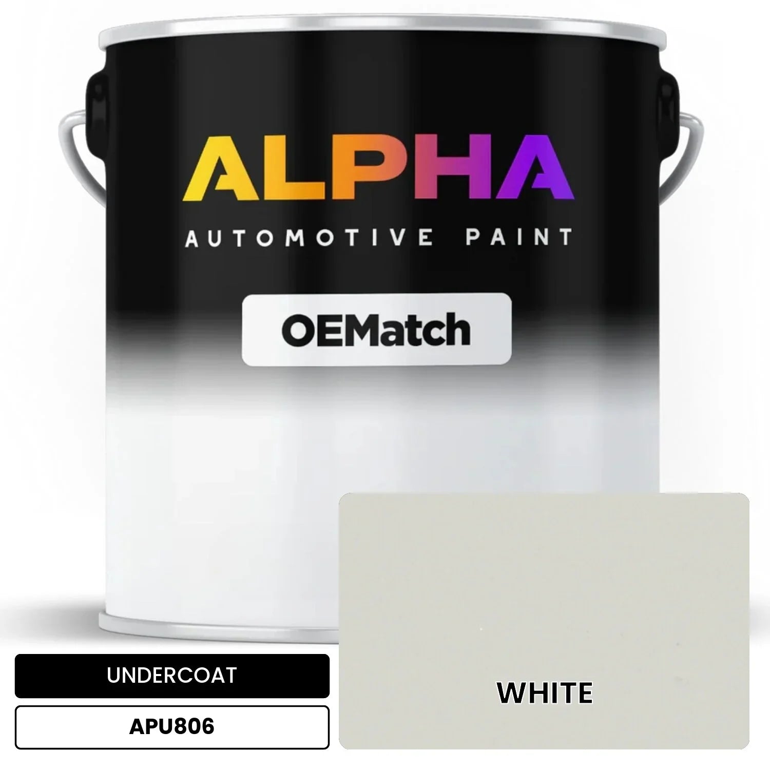 APAPU806 WHITE OEMatch Automotive Undercoat