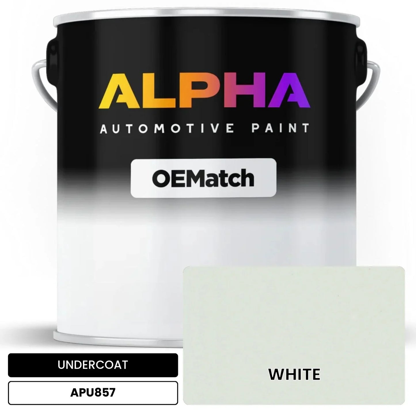 APAPU857 WHITE OEMatch Automotive Undercoat