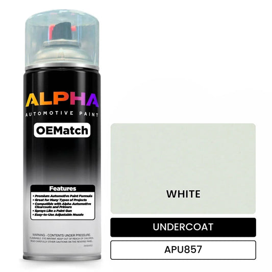 APAPU857 WHITE OEMatch Spraycan Undercoat
