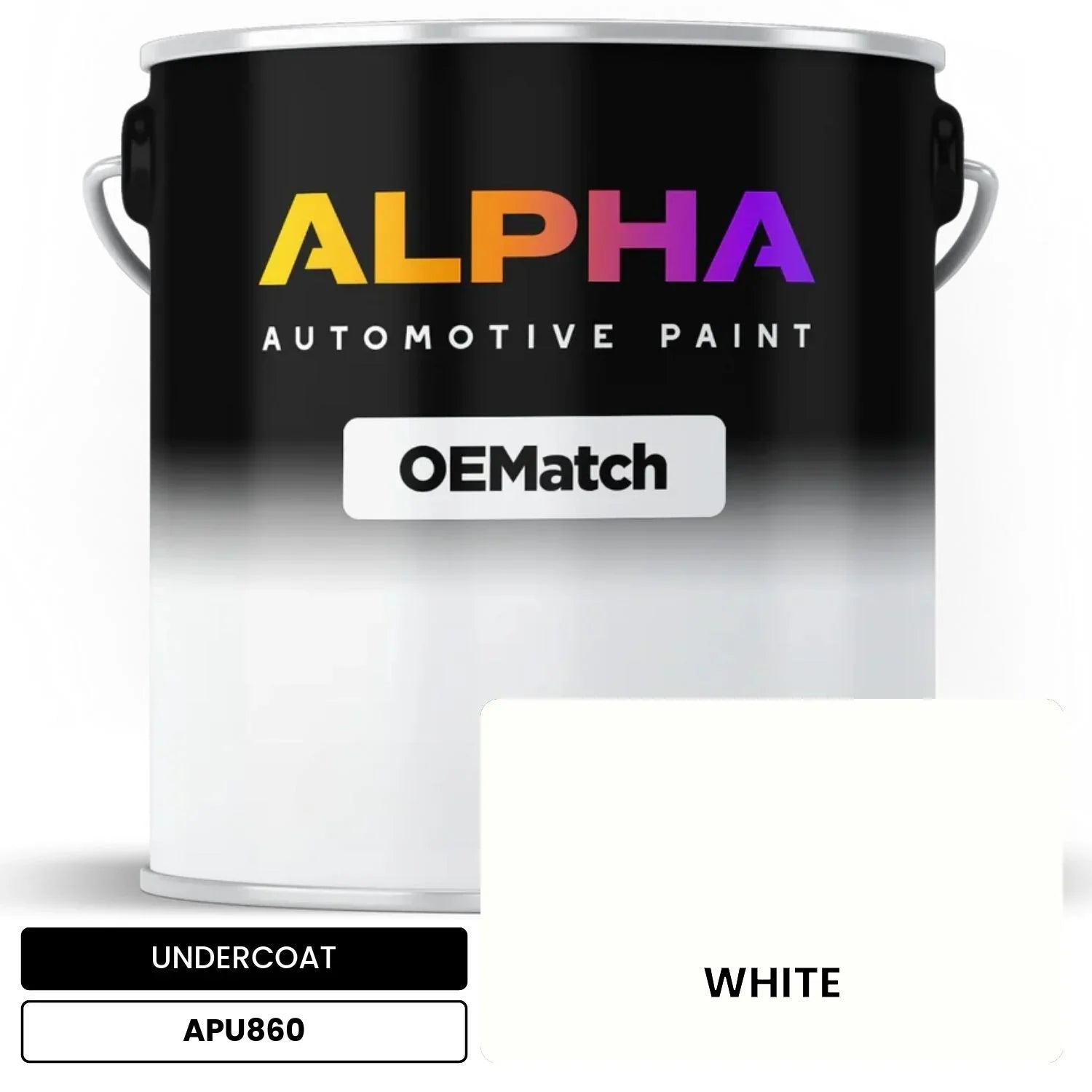 APAPU860 WHITE OEMatch Automotive Undercoat