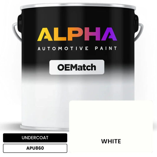 APAPU860 WHITE OEMatch Automotive Undercoat