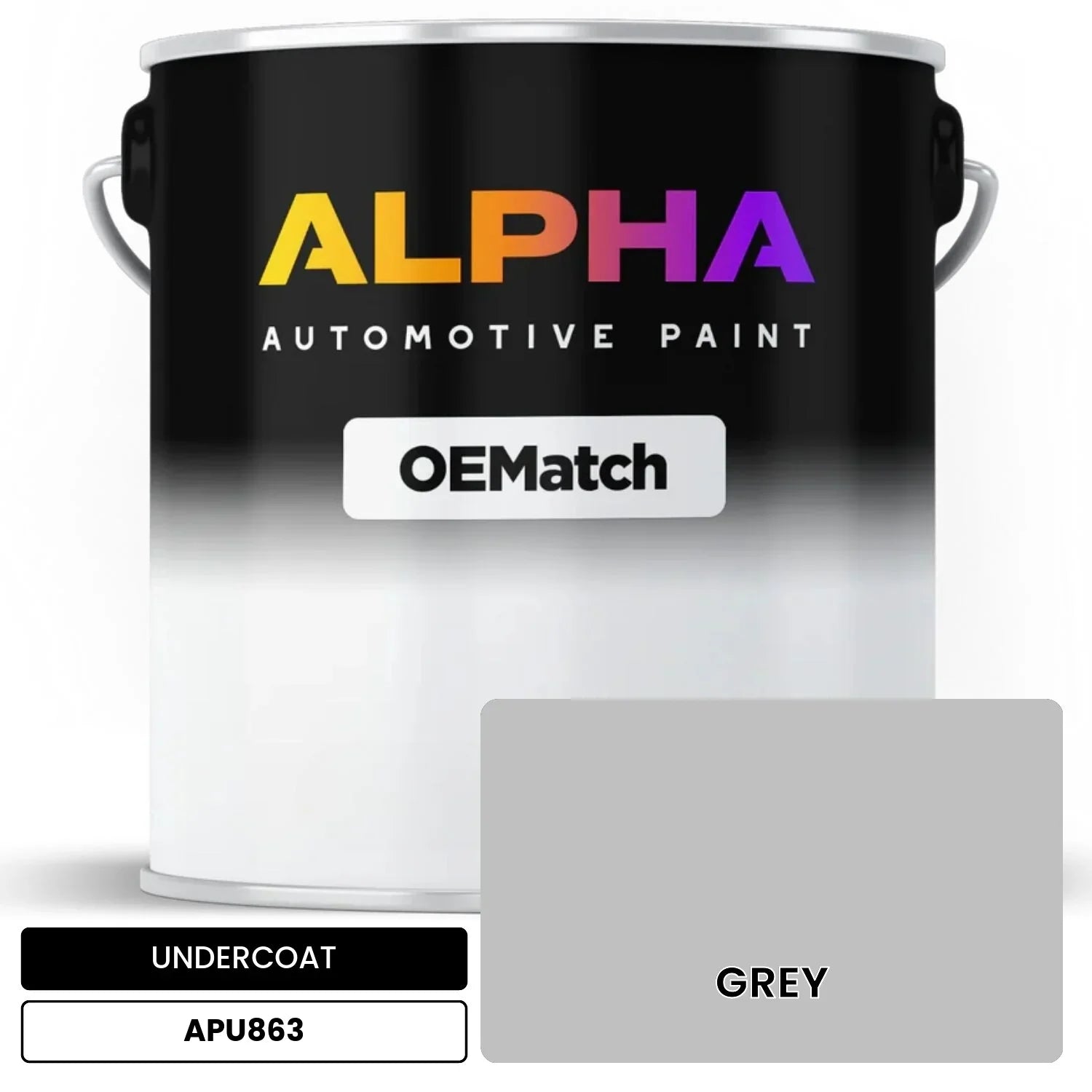APAPU863 GREY OEMatch Automotive Undercoat
