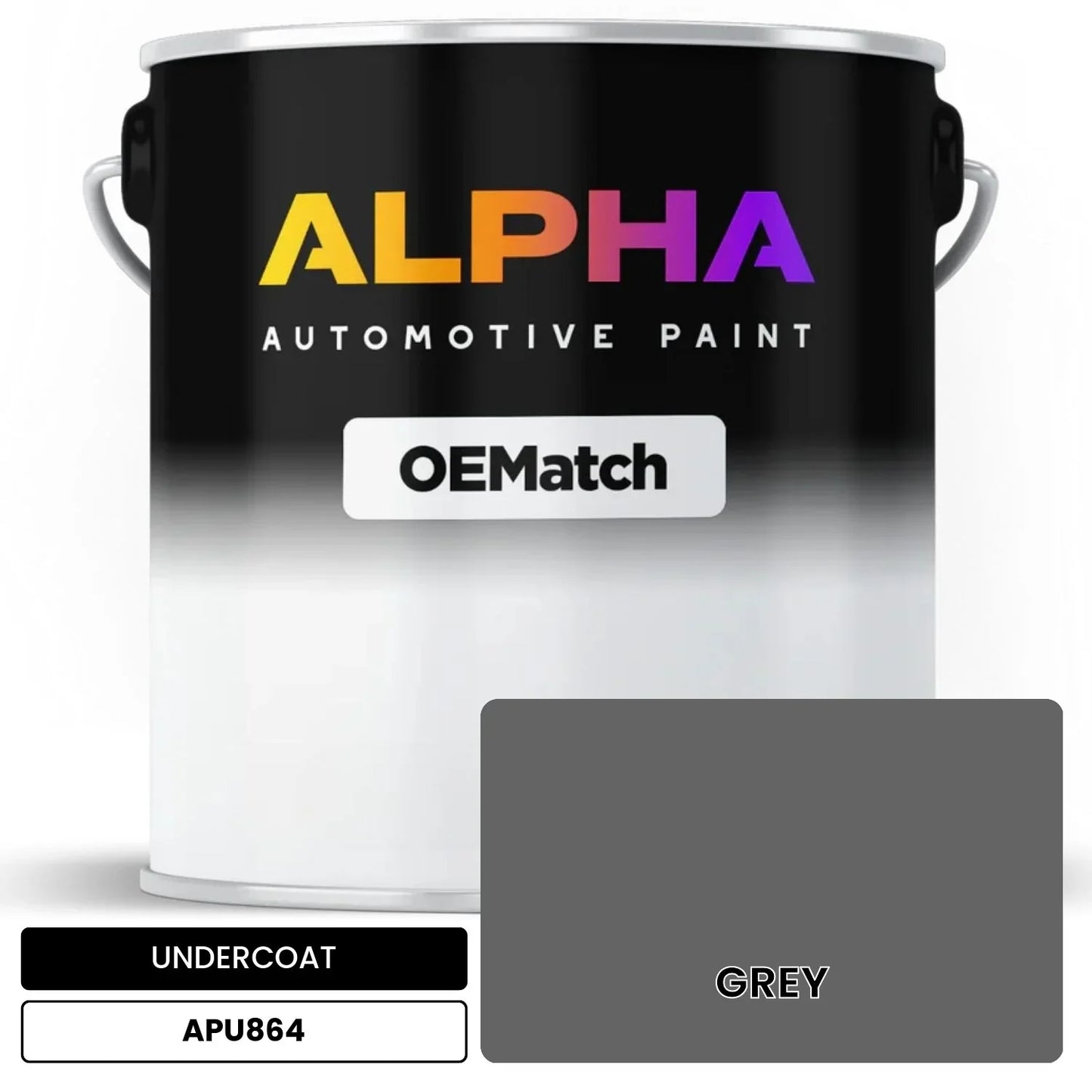 APAPU864 GREY OEMatch Automotive Undercoat