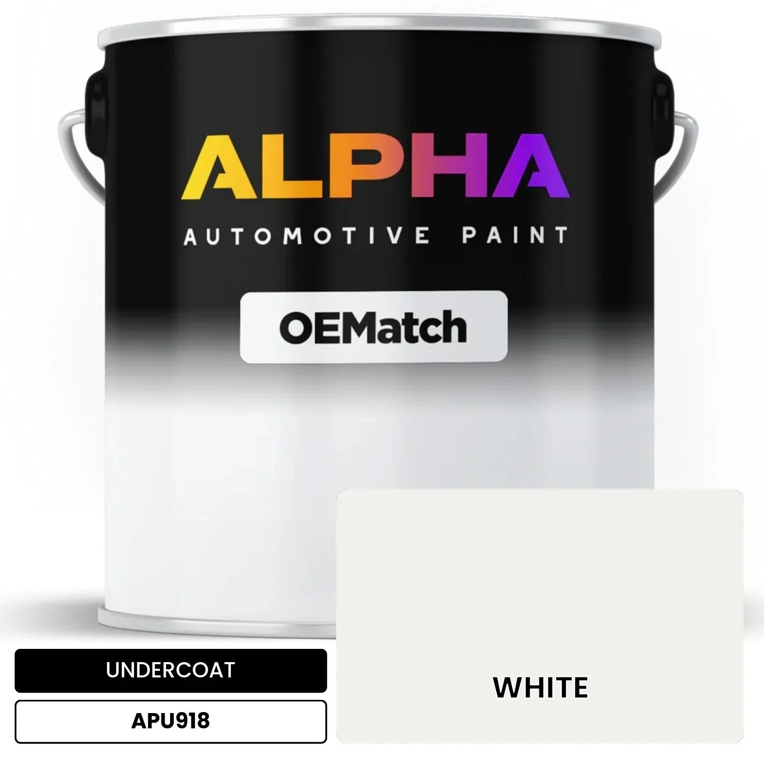 APAPU918 WHITE OEMatch Automotive Undercoat