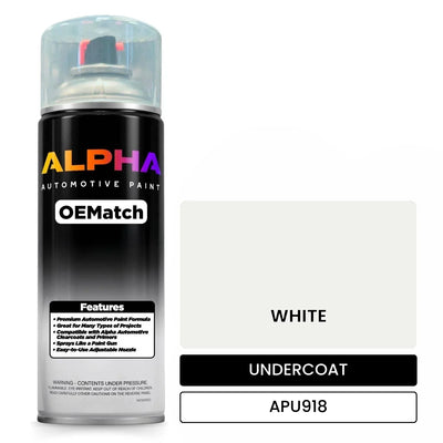 APU918 WHITE | OEMatch Automotive Spraycan Undercoat