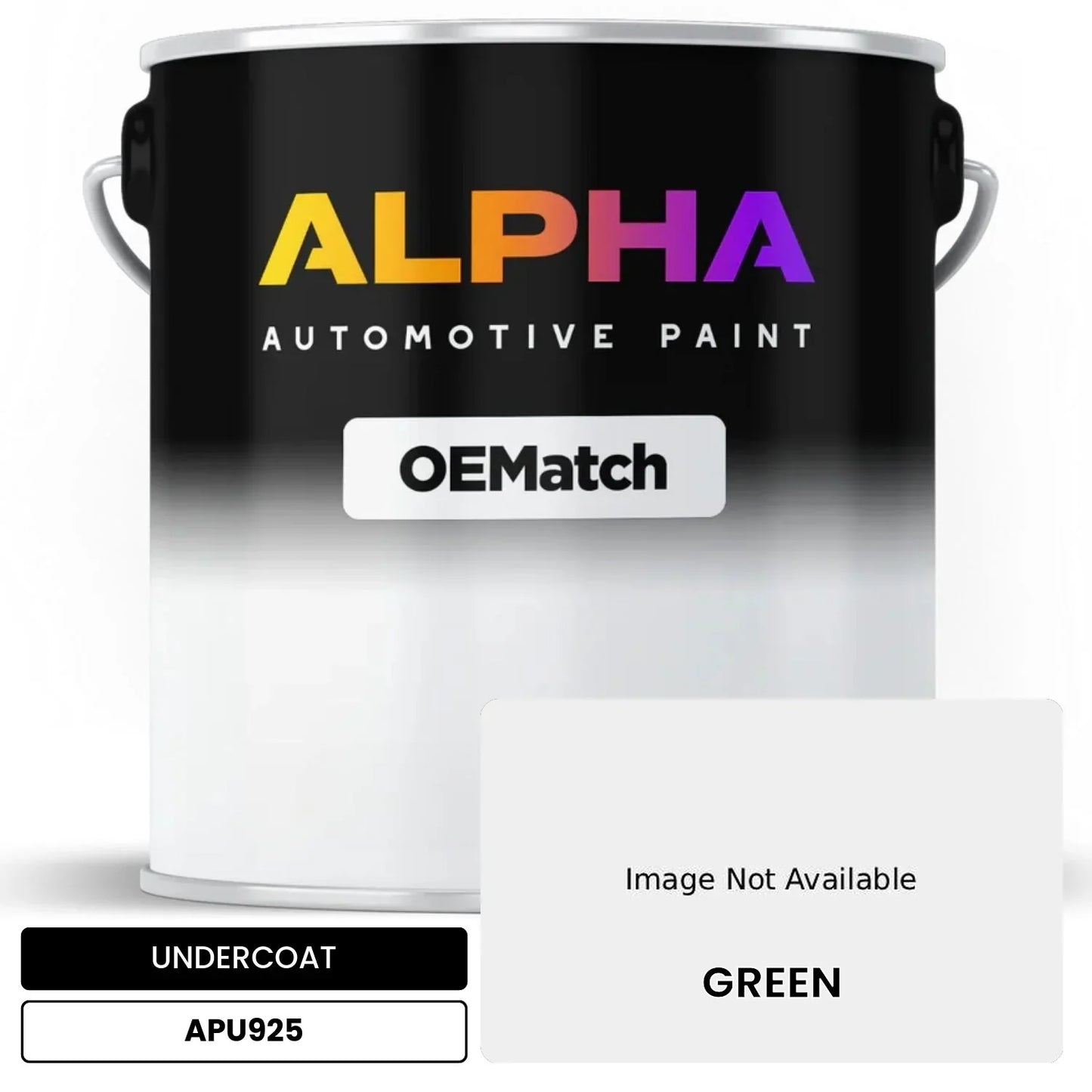APAPU925 GREEN OEMatch Automotive Undercoat