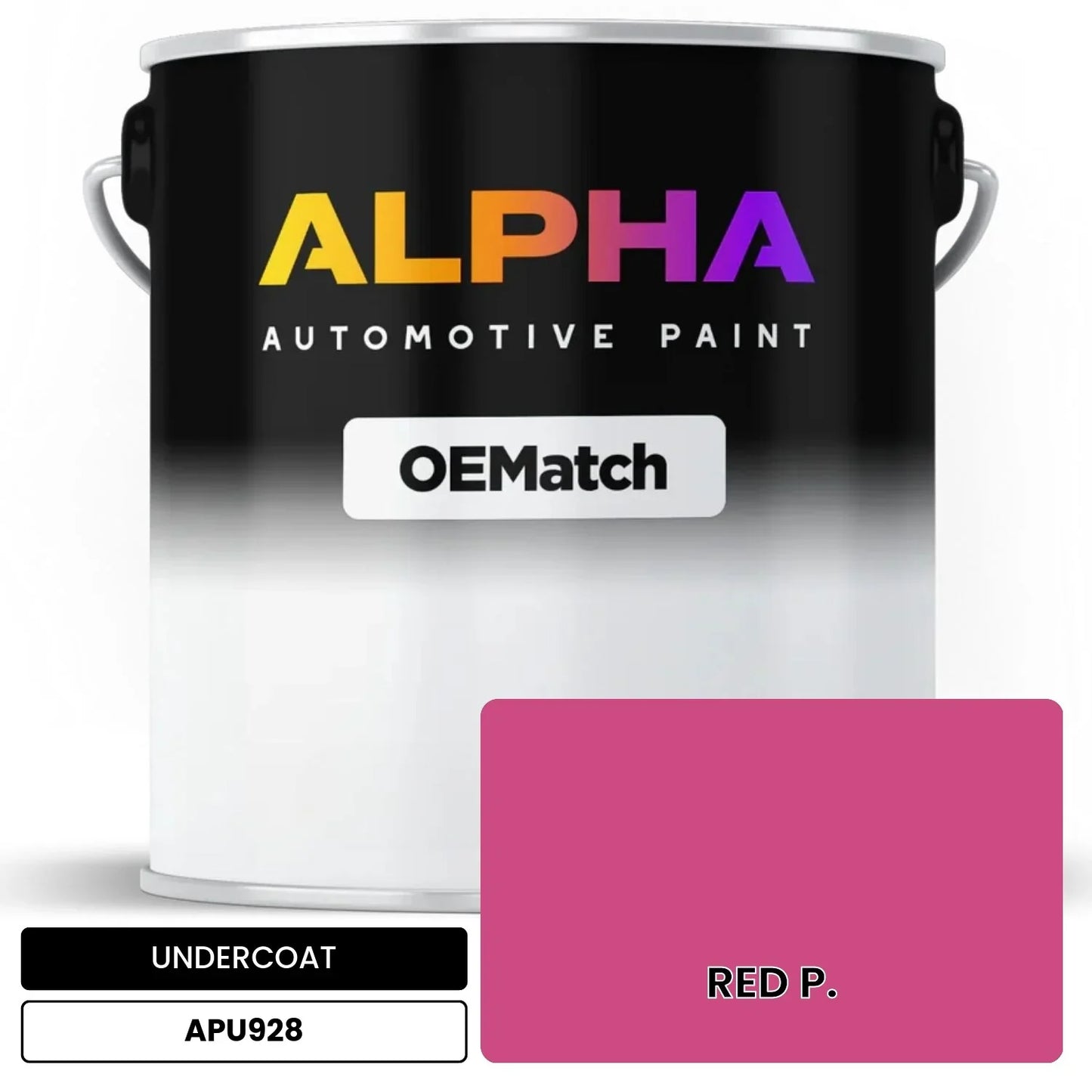 APAPU928 RED P. OEMatch Automotive Undercoat