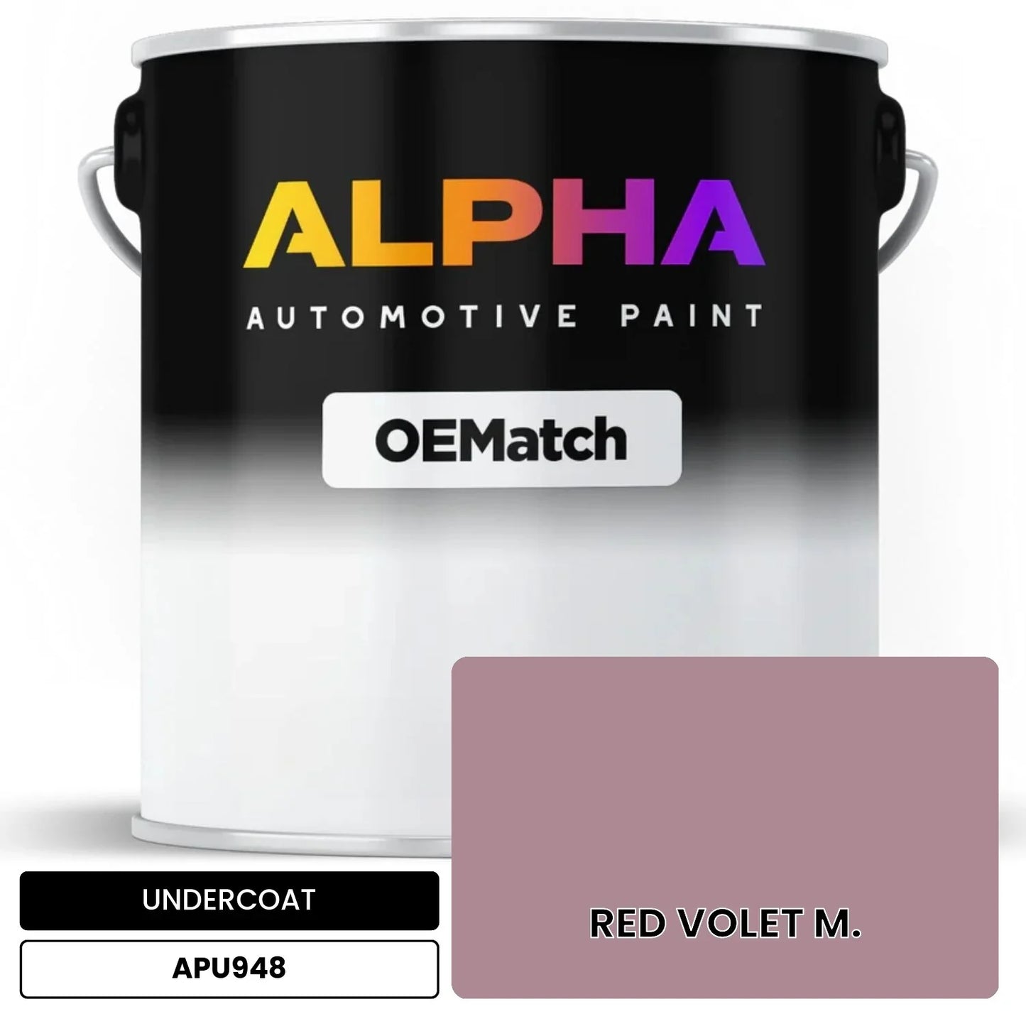 APAPU948 RED VOLET M. OEMatch Automotive Undercoat