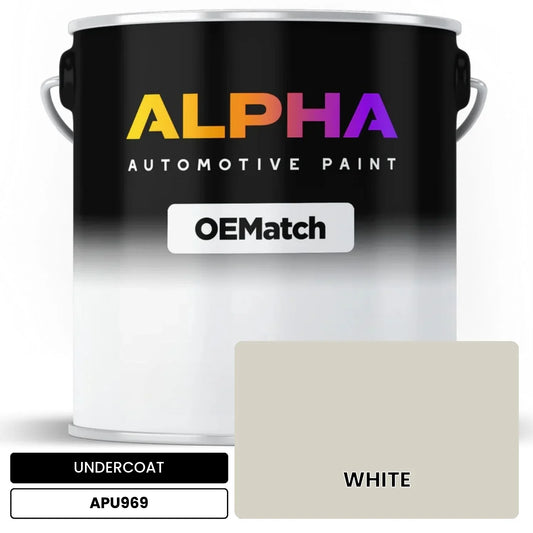APAPU969 WHITE OEMatch Automotive Undercoat