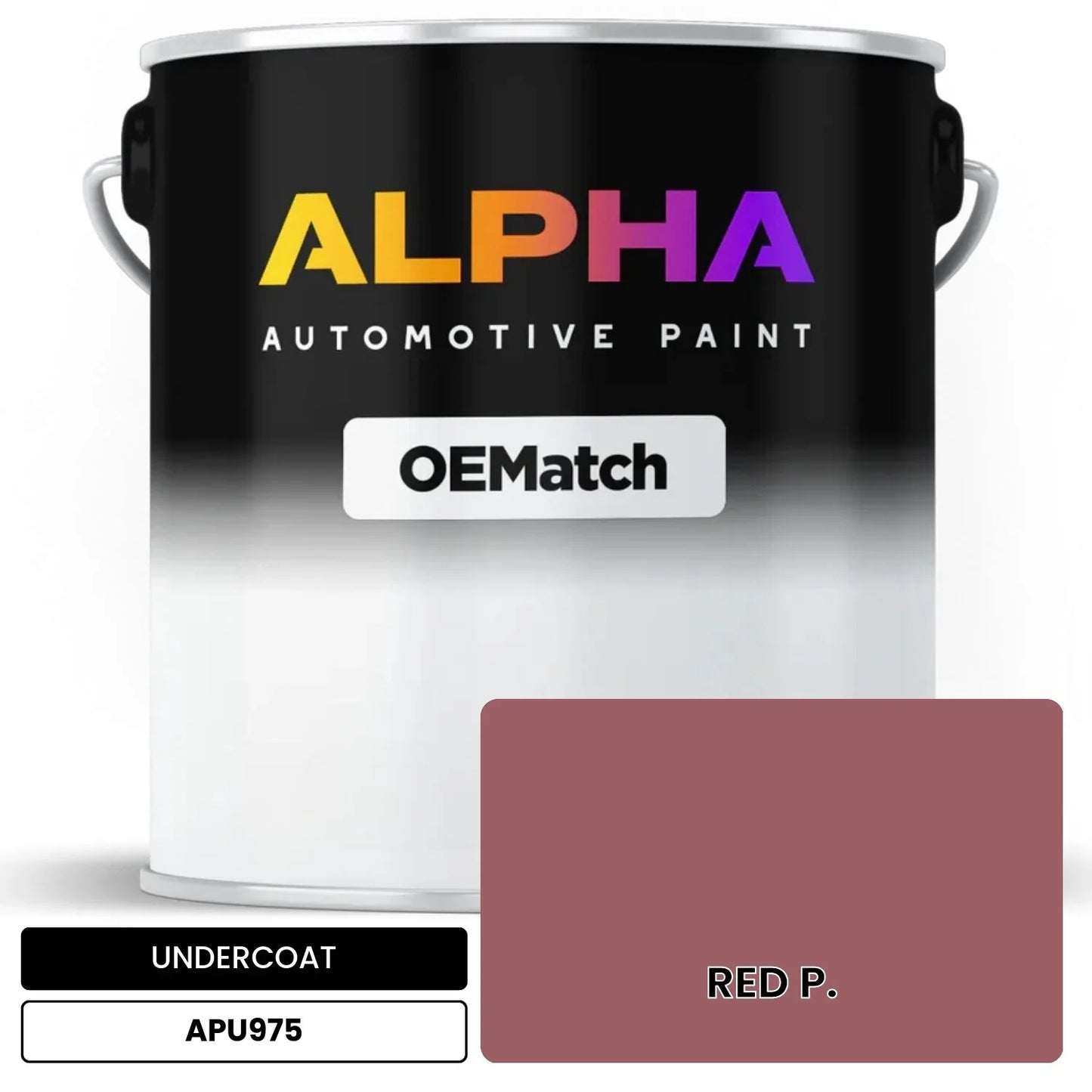 APAPU975 RED P. OEMatch Automotive Undercoat