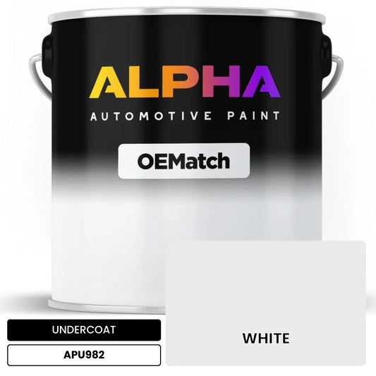 APAPU982 WHITE OEMatch Automotive Undercoat