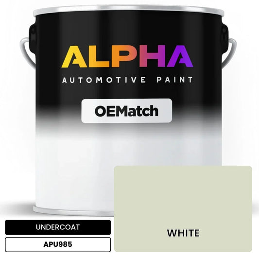 APAPU985 WHITE OEMatch Automotive Undercoat