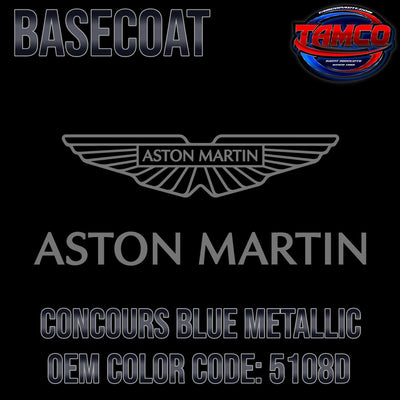 Aston Martin Concours Blue Metallic | 5108D | 2010-2021 | OEM Basecoat - The Spray Source - Tamco Paint Manufacturing