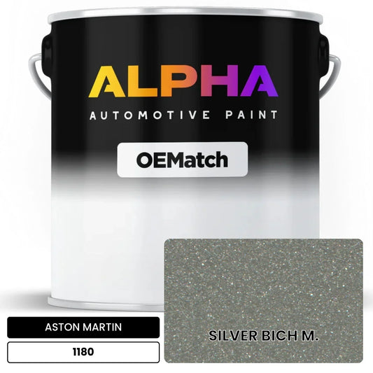 ASTON MARTIN SILVER BICH M. 1180 OEMatch Basecoat