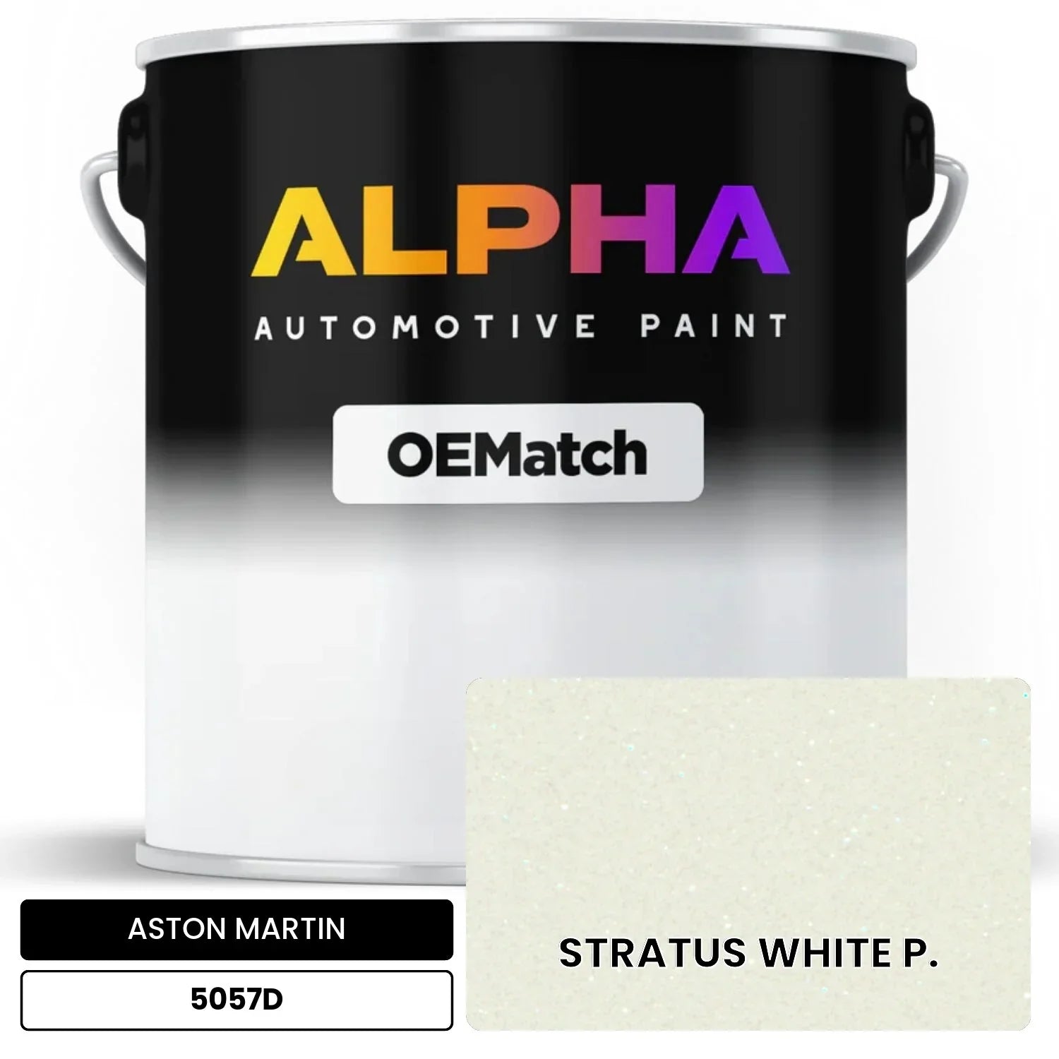 ASTON MARTIN STRATUS WHITE P. 5057D OEMatch Basecoat