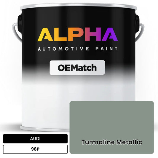 AUDI Turmaline Metallic 96P OEMatch Basecoat