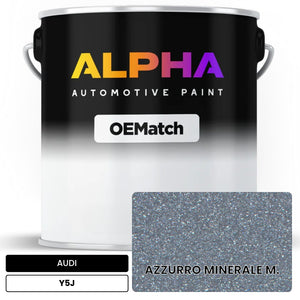 AUDI Azzurro Minerale Metallic Y5J | OEMatch Automotive Basecoat