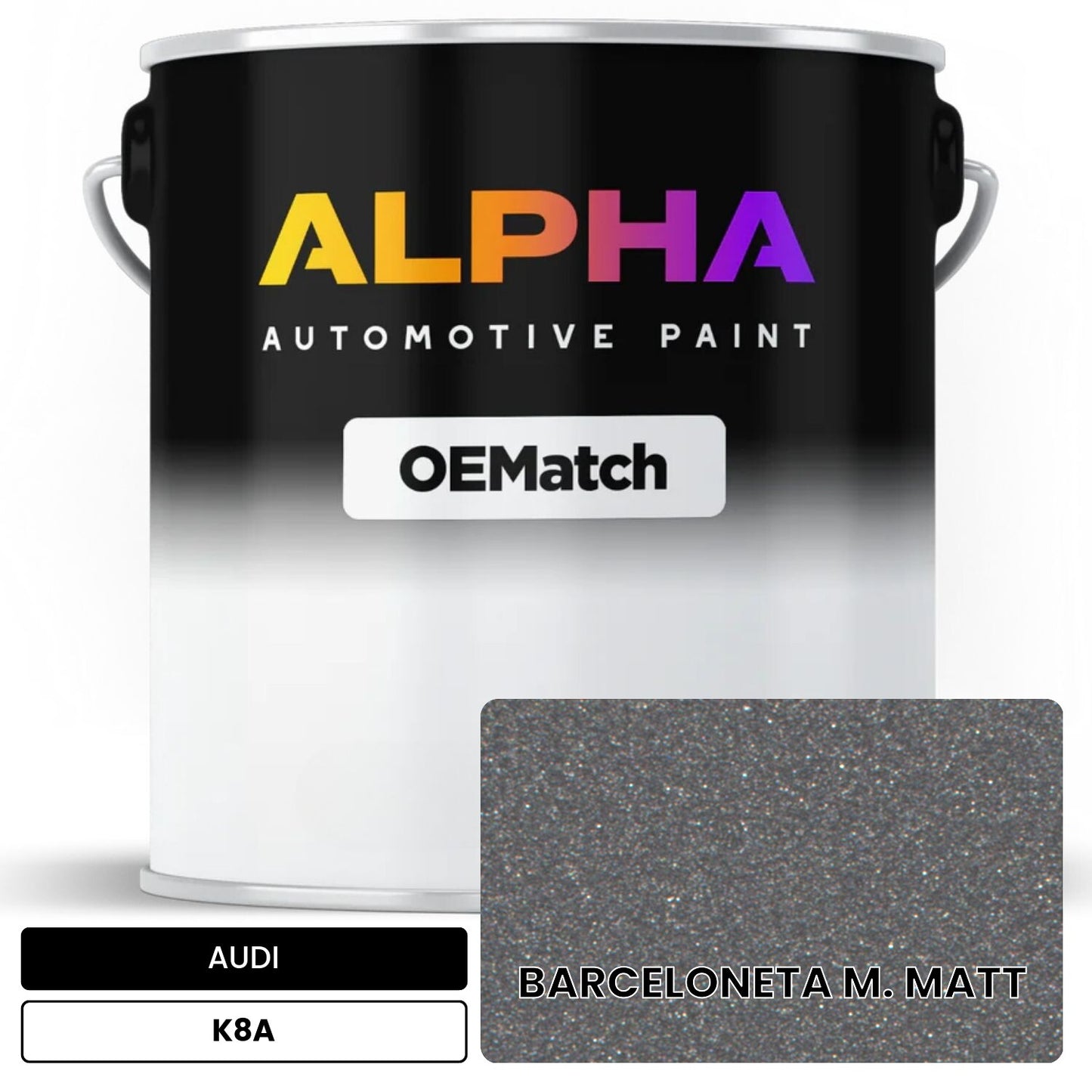 AUDI Barceloneta Matt K8A OEMatch Basecoat