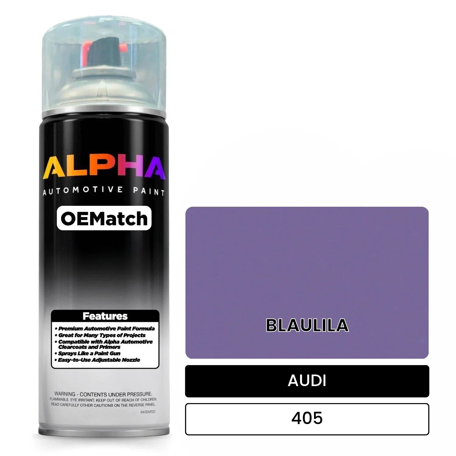AUDI Blue Violet 405 OEMatch Spraycan