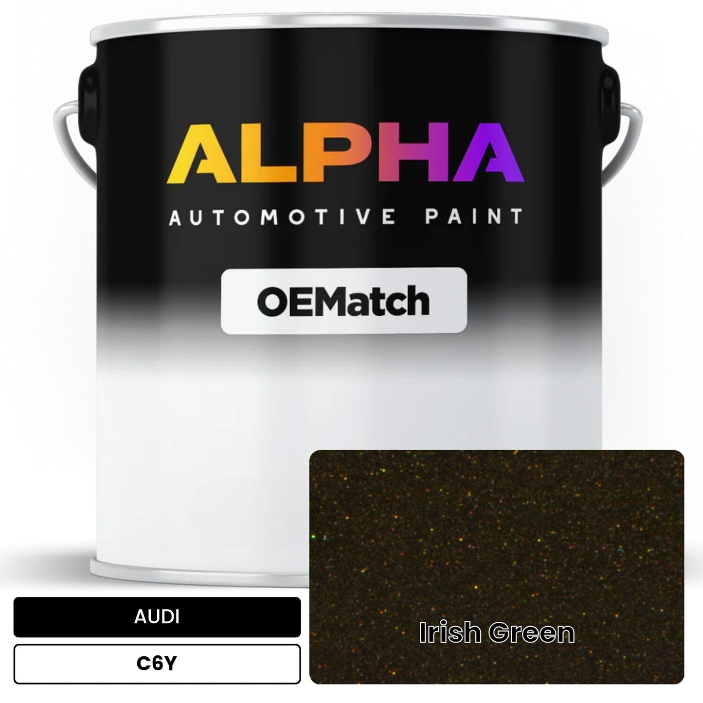 AUDI Irish Green C6Y OEMatch Basecoat
