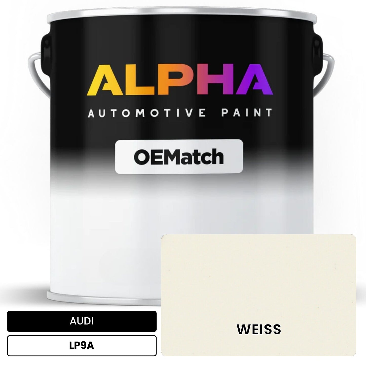 AUDI Candy White LP9A OEMatch Basecoat